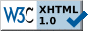 XHTML 1.0 Transitional Valido!